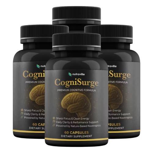 How CogniSurge improves neurotransmitter function and circulation to brain